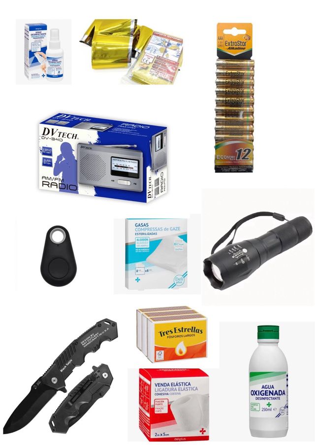 Kit Supervivencia outdoor survival completo
