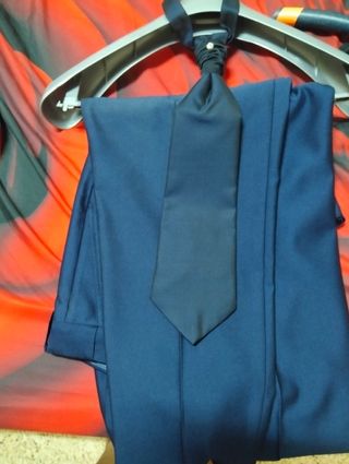 Chaleco de traje azul marino para hombre