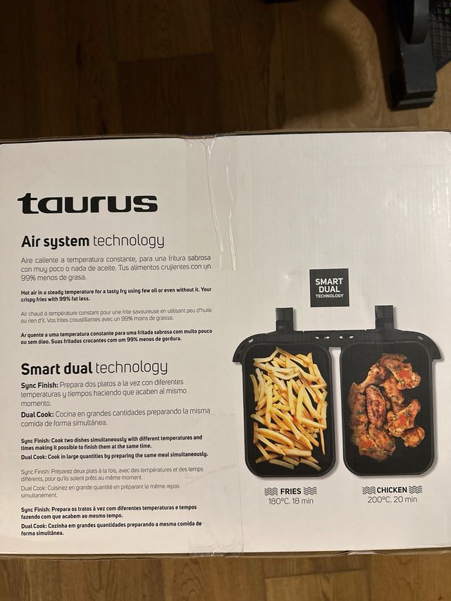 Taurus Air Fry Digital Duo 9L Nuevo
