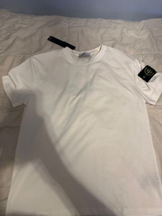 Camiseta Stone Island Blanca Talla M