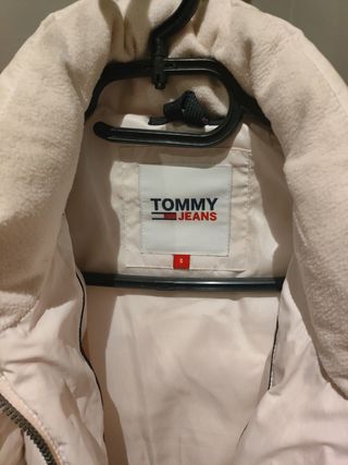 Abrigo Plumas Tommy Jeans rosa 