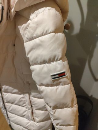 Abrigo Plumas Tommy Jeans rosa 
