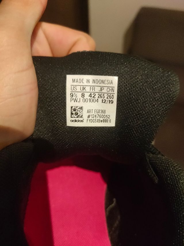 Zapatillas Adidas Unisex Negras y Rosas