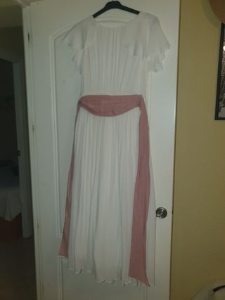 Vestido blanco comunión niña talla 12 años