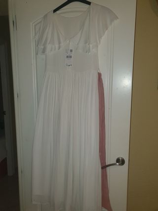 Vestido blanco comunión niña talla 12 años