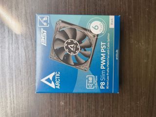 Ventilador Arctic P8 PWM PST 80mm Negro