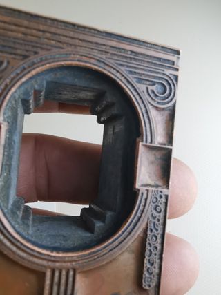 Plancha Cliche Grabado Imprenta Antigua