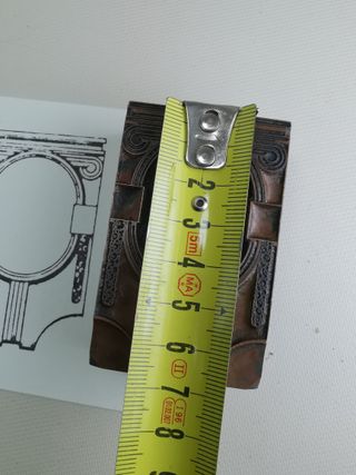 Plancha Cliche Grabado Imprenta Antigua