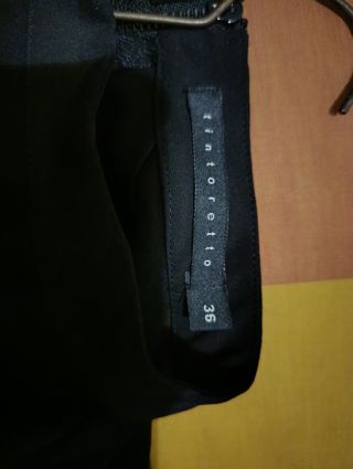 Camisa Tintoretto Negra Transparencias Talla S