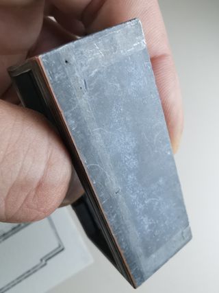 Plancha Cliche Grabado Imprenta Antigua