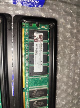 2x Kingston 1GB DDR RAM Módulos