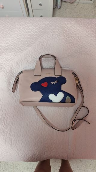 Bolso Tous Rosa Oso Corazón