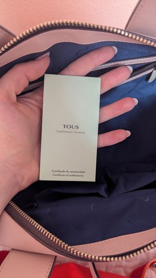 Bolso Tous Rosa Oso Corazón