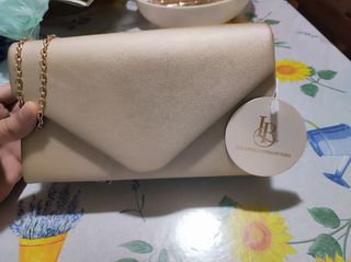 Pochette donna champagne Luca Borse