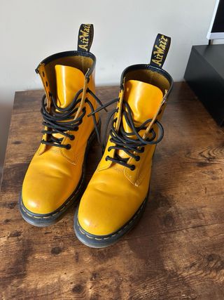 Botas Dr. Martens Amarillas Originales