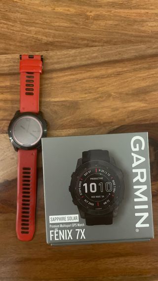 Garmin fenix 7X Sapphire Solar Verde