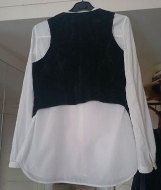 Camisa Juvenil Massimo Dutti Blanca Talla 42