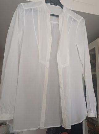 Camisa Juvenil Massimo Dutti Blanca Talla 42
