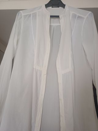 Camisa Juvenil Massimo Dutti Blanca Talla 42