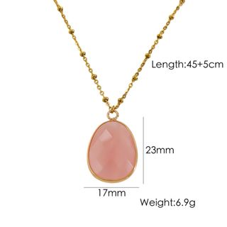 Collar “ Lágrima rosa”