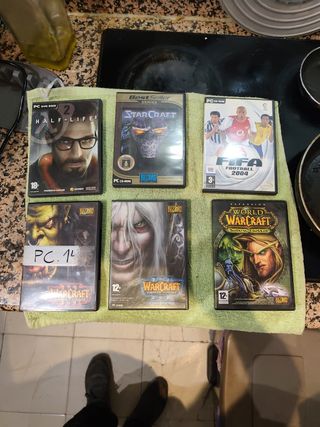 6 Juegos PC: Half-Life 2, StarCraft, FIFA 2004