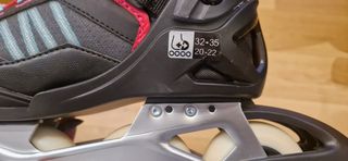 Patines en línea, bolsa y casco