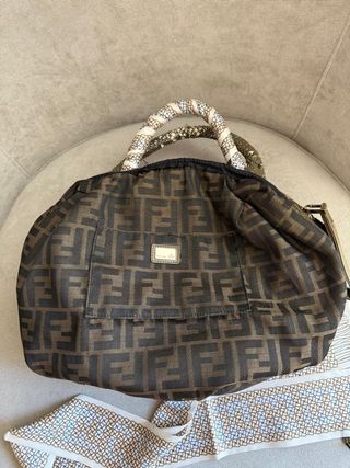 Borsa Vintage Grande Fendi Verde Oliva