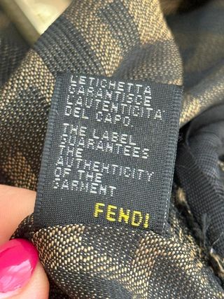 Borsa Vintage Grande Fendi Verde Oliva