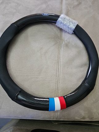 Funda Volante Ford Carbono Tricolor. GANGA!!!!