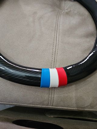 Funda Volante Ford Carbono Tricolor. GANGA!!!!