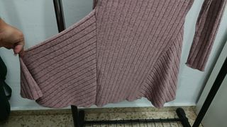 Vestido rosa con mariposa y Jesús Talla M