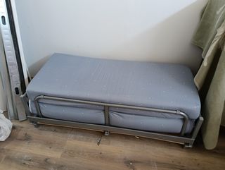 Sofá cama 135cm morado