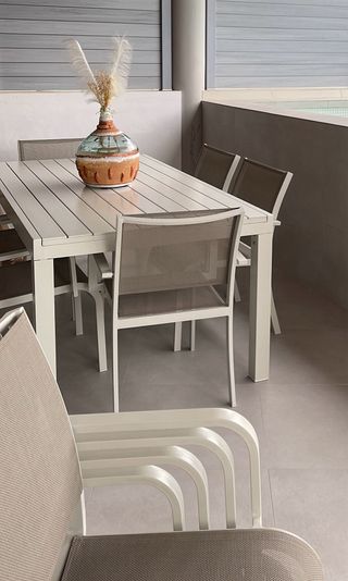 Mesa extensible terraza + 10 sillas - Antequera