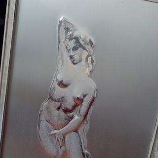 Serigrafia a sbalzo su alluminio in cornice 40x50