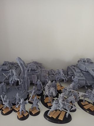 Ejército Astra Militarum de resina
