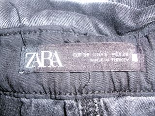 Vaqueros Zara Talla 38 Negros