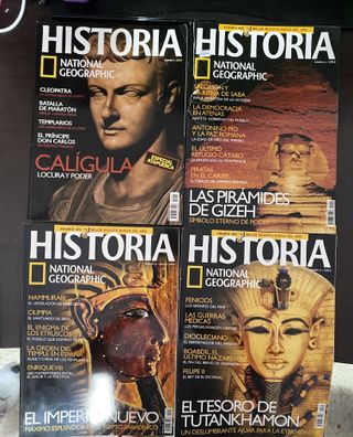 LOTE 25 REVISTAS DE HISTORIA NATIONAL GEOGRAPHIC