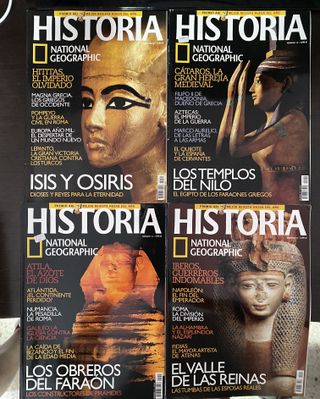 LOTE 25 REVISTAS DE HISTORIA NATIONAL GEOGRAPHIC