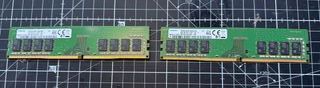 2x Samsung DDR4 8GB PC4-2400T RAM