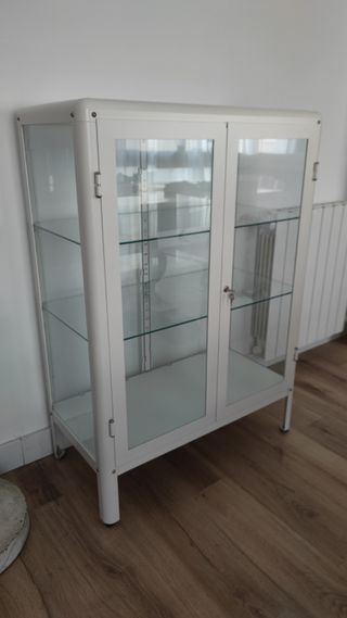 Vitrina Metálica Blanca Ikea Fabrikör