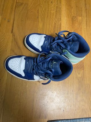 Zapatillas Nike Jordan Azul y Blanco ORIGINALES
