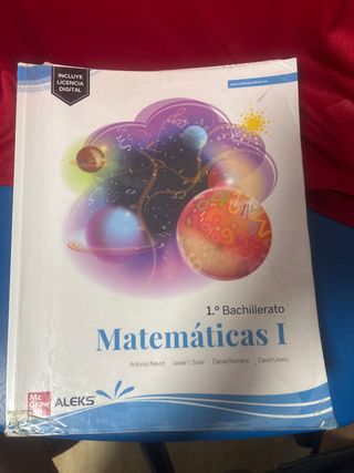 Libro Matemáticas I McGrawHill Aleks 1º Bachiller