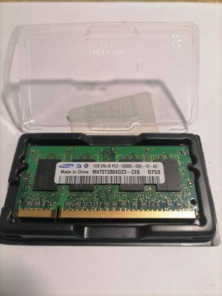 Memoria RAM Samsung 1GB DDR2 Portátil