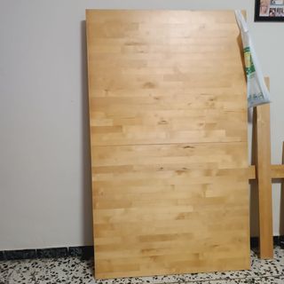 Mesa comedor extensible madera 175x 90