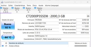 Disco 2Tb SSD NVMe Crucial P3 CT2000P3SSD8