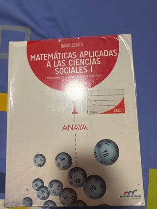 Matemáticas aplicadas a las Ciencias Sociales I.