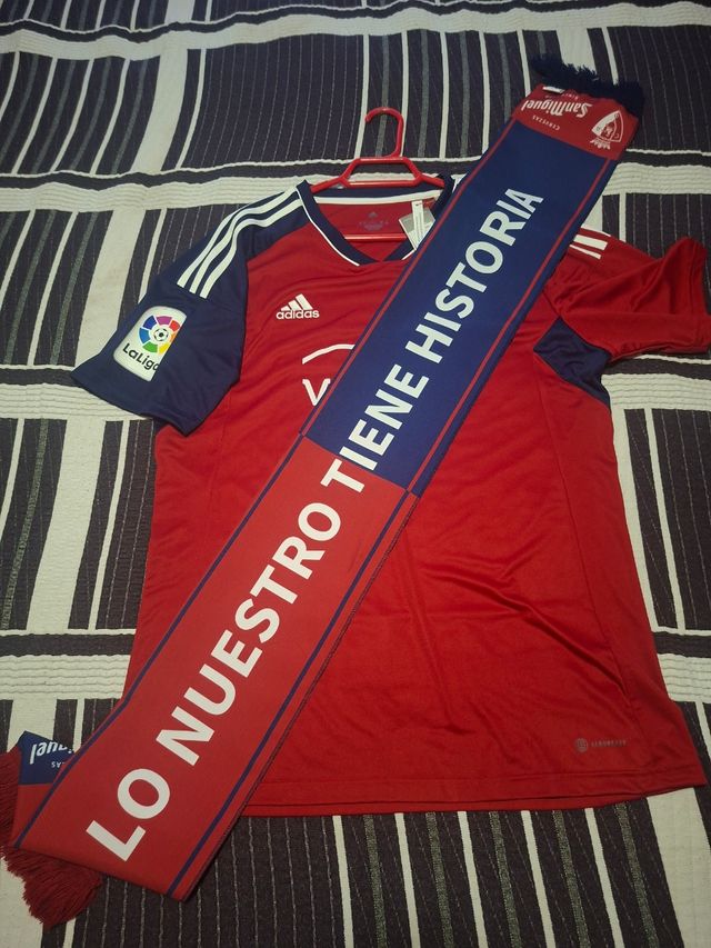 Camiseta Osasuna Adidas Talla L Temporada 22-23