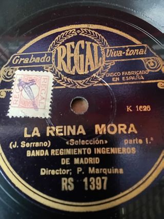 2 Discos gramófono "la canción del legionario" 