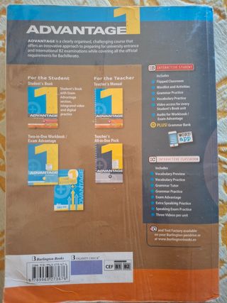 ADVANTAGE FOR BACHILLERATO 1. ST'S BOOK (2017)