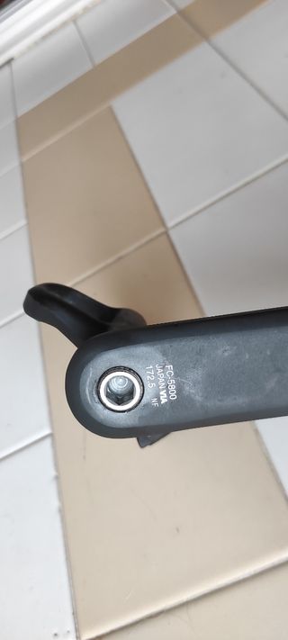 Bielas Shimano 105 con pedales Look Keo
